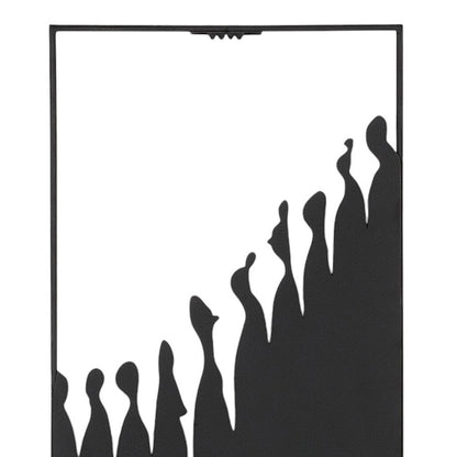 Ανάγλυφο τοίχου Μεταλλικό Μαύρο 26X2X70Cm 26X2X70Cm - Hippiehome.gr