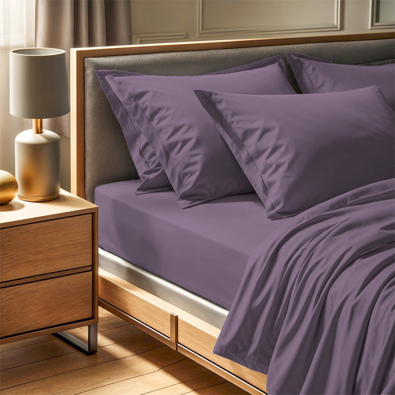 Σεντόνι Tonne Cotton Box Μονό (180x240) χρώμα dusty rose - Hippiehome.gr