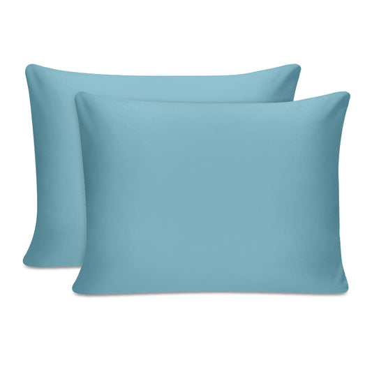 Μαξιλαροθήκες ύπνου Tonne Cotton Box Σετ 2 τμχ χρώμα μπλε 50x70εκ. - Hippiehome.gr