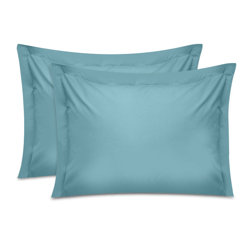 Μαξιλαροθήκες ύπνου Tonne Cotton Box Σετ 2 τμχ χρώμα μέντα 50x70+5εκ. - Hippiehome.gr