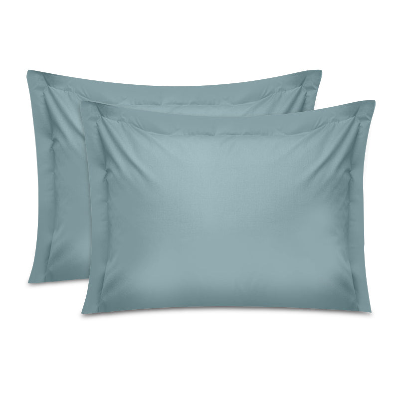 Μαξιλαροθήκες ύπνου Tonne Cotton Box Σετ 2 τμχ χρώμα μπλε 50x70+5εκ. - Hippiehome.gr