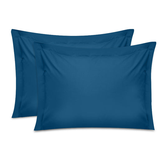 Μαξιλαροθήκες ύπνου Tonne Cotton Box Σετ 2 τμχ χρώμα πετρόλ 50x80+5εκ. - Hippiehome.gr