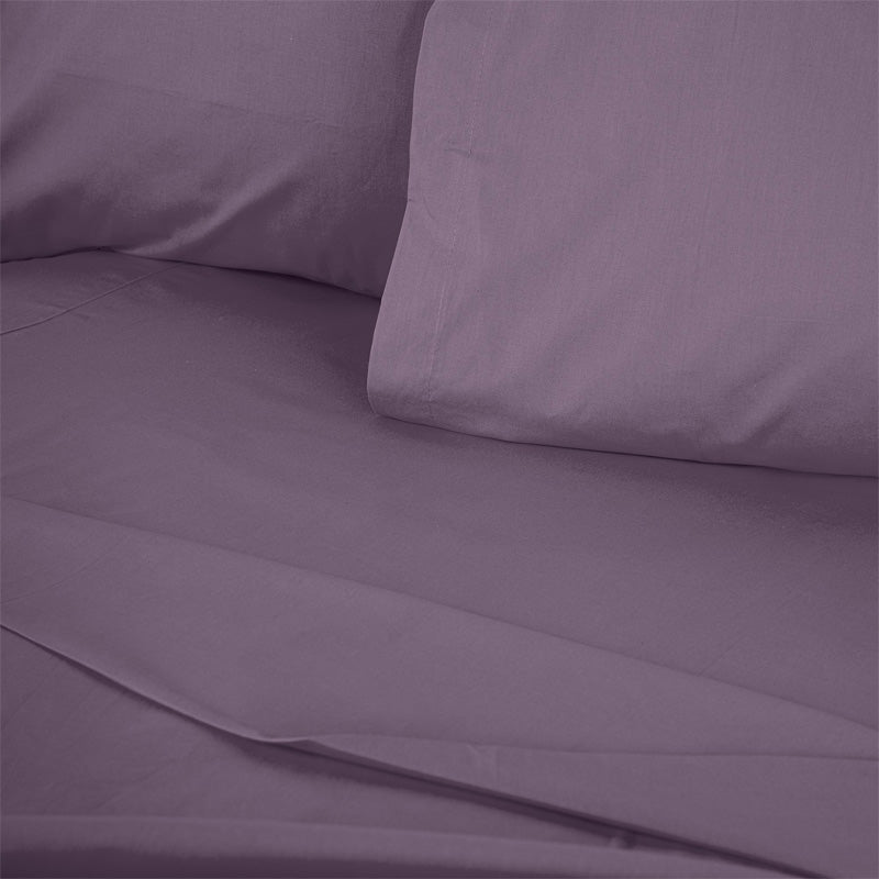 Σεντόνι Tonne Cotton Box Διπλό (240x260) χρώμα dusty rose - Hippiehome.gr