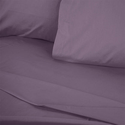 Σεντόνι Tonne Cotton Box Διπλό (240x260) χρώμα dusty rose - Hippiehome.gr