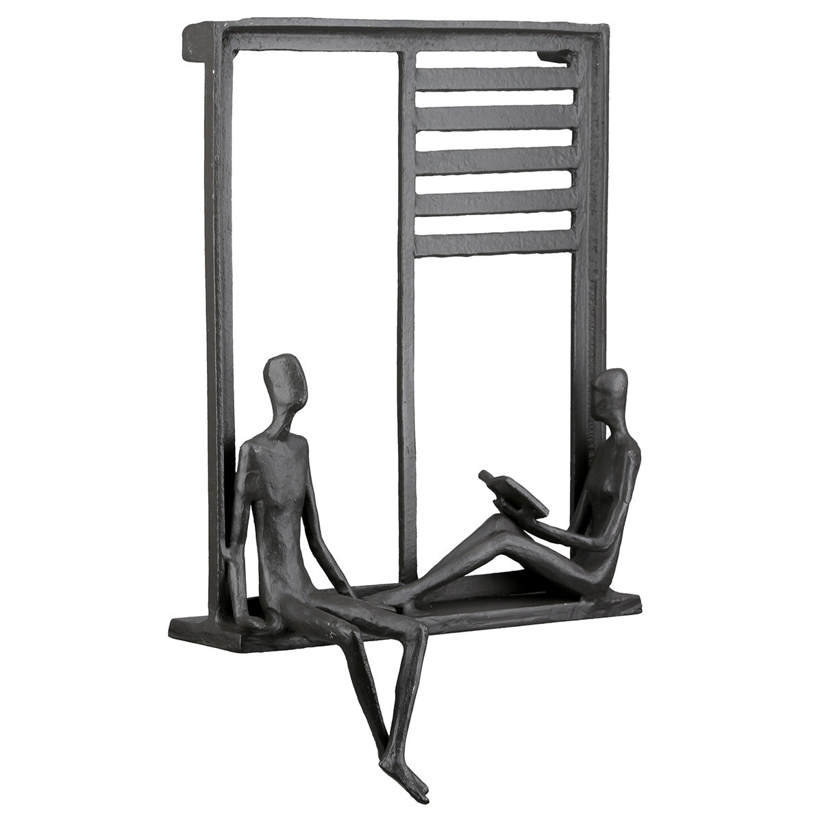 Ανάγλυφο τοίχου Ορθογώνιο Μεταλλικό Σκούρο Καφέ 17X9X25Cm 17X9X25Cm - Hippiehome.gr