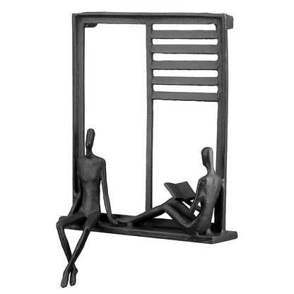 Ανάγλυφο τοίχου Ορθογώνιο Μεταλλικό Σκούρο Καφέ 17X9X25Cm 17X9X25Cm - Hippiehome.gr