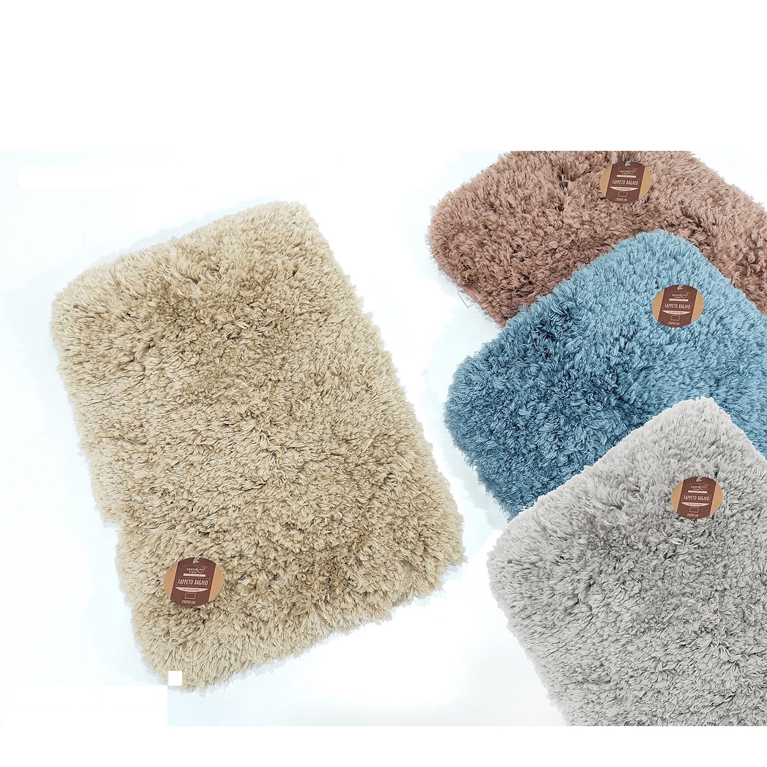 Χαλάκι Μπάνιου Μικροΐνες 60x90cm Σε 4 Χρώματα - Hippiehome.gr