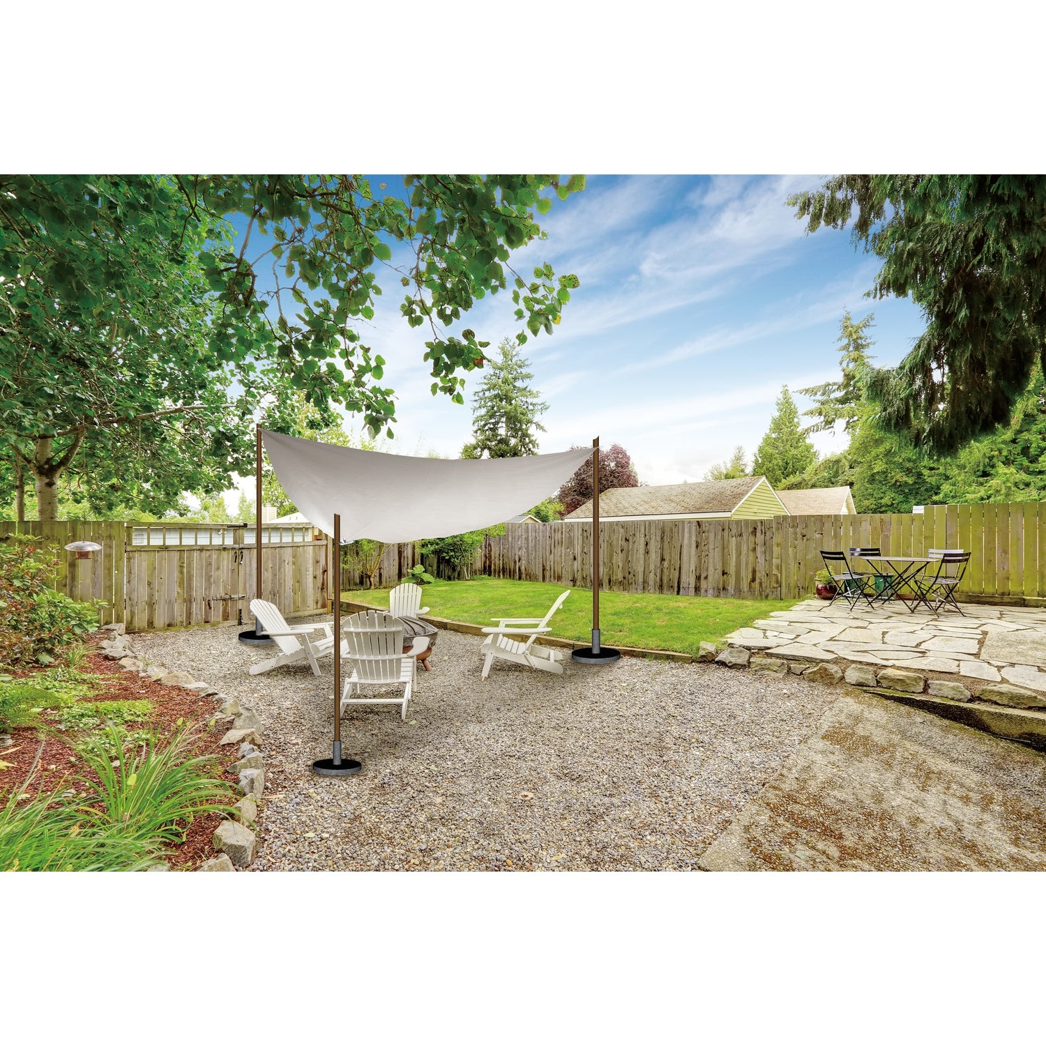 Σκίαστρο Μπεζ/Γκρι/Καφέ 3.6x3.6x3.6m Σε 3 Χρώματα LIFETIME GARDEN - Hippiehome.gr