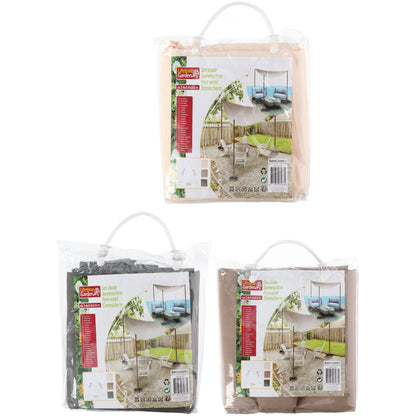 Σκίαστρο Μπεζ/Γκρι/Καφέ 3.6x3.6x3.6m Σε 3 Χρώματα LIFETIME GARDEN - Hippiehome.gr