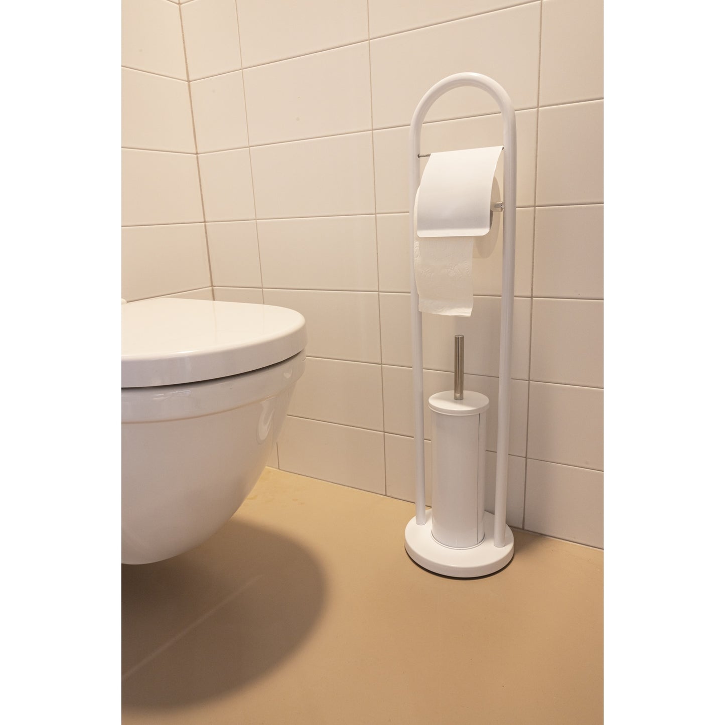Βούρτσα Τουαλέτας με Βάση Λευκό ALPINA 20x75cm - Hippiehome.gr