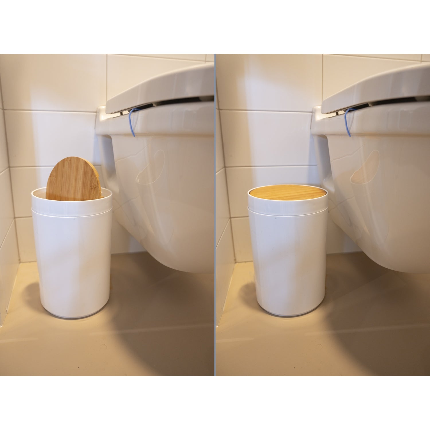 Σετ Μπάνιου και Τουαλέτας 6Τμχ Λευκό ALPINA - Hippiehome.gr