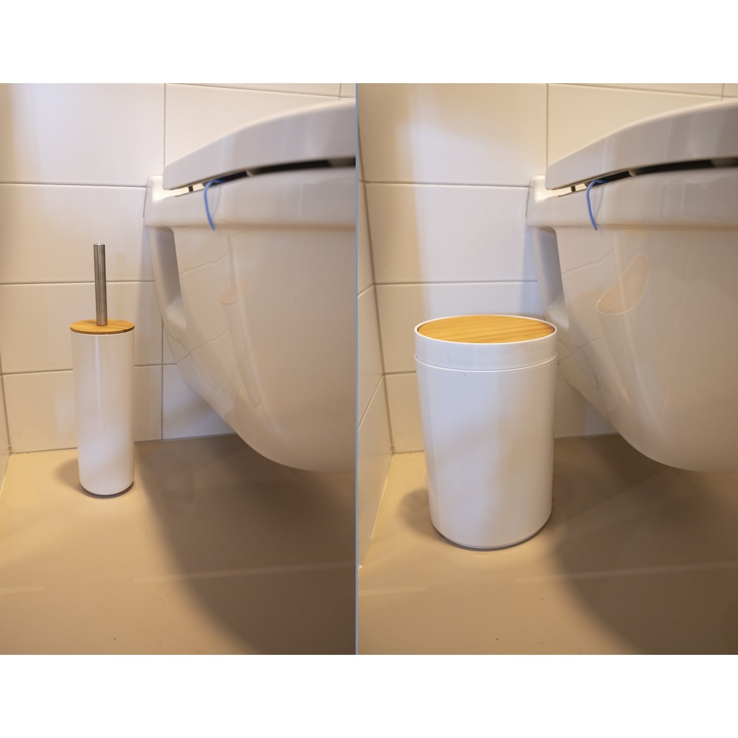 Σετ Μπάνιου και Τουαλέτας 6Τμχ Λευκό ALPINA - Hippiehome.gr