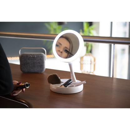 Καθρέφτης Καλλυντικών 21 LED Αναδιπλούμενος GRUNDIG - Hippiehome.gr