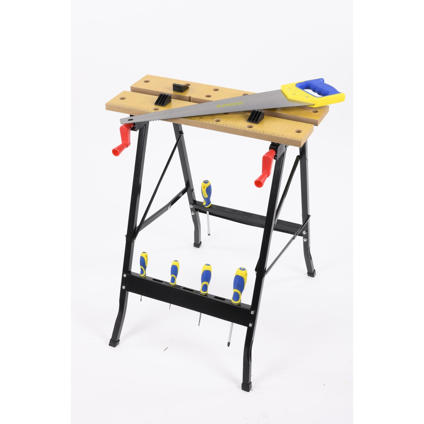 Πάγκος Εργασίας 560x620x760mm Αλουμίνιο/MDF KINZO - Hippiehome.gr