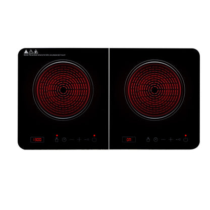 Επαγωγική Εστία Διπλή 3500W ALPINA - Hippiehome.gr
