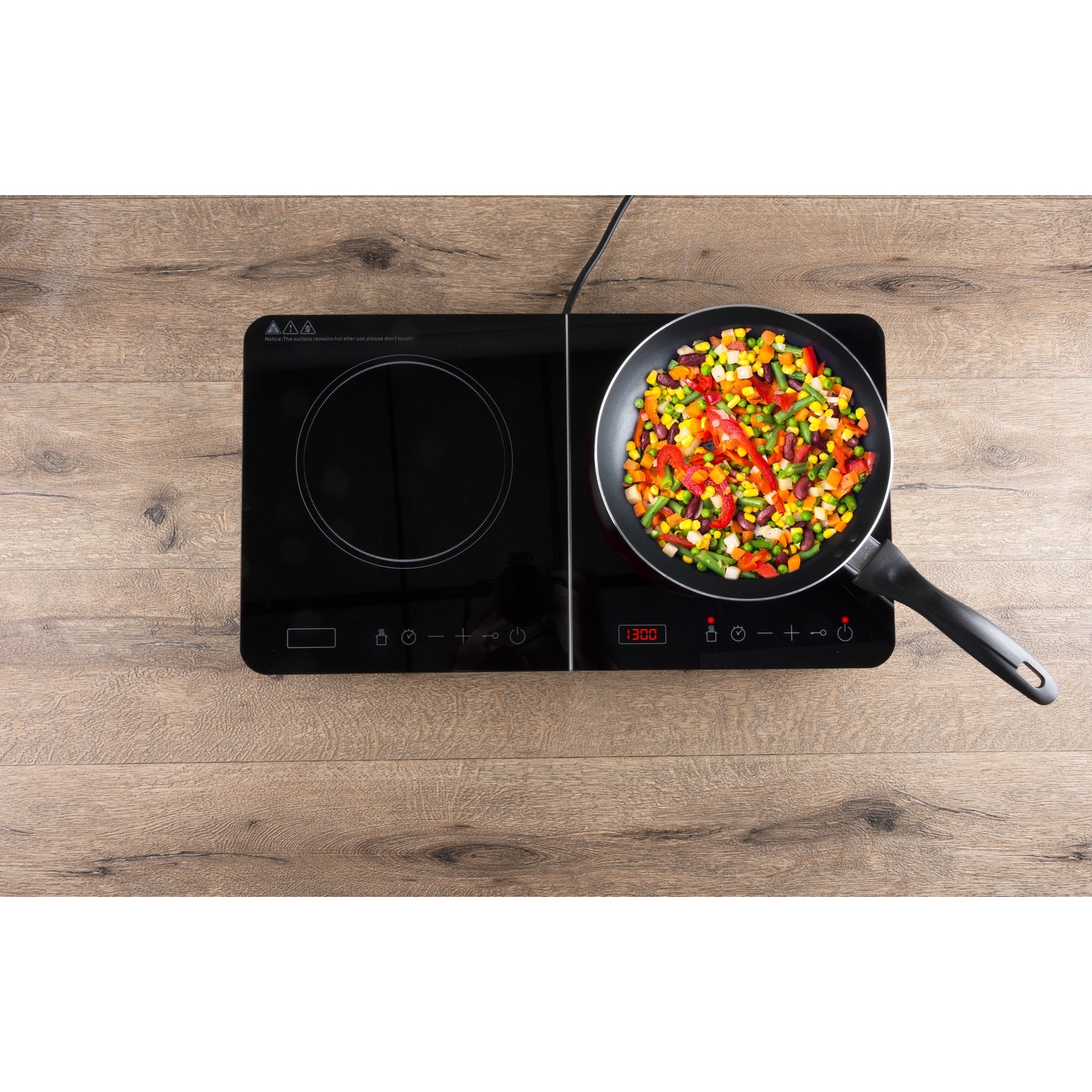 Επαγωγική Εστία Διπλή 3500W ALPINA - Hippiehome.gr