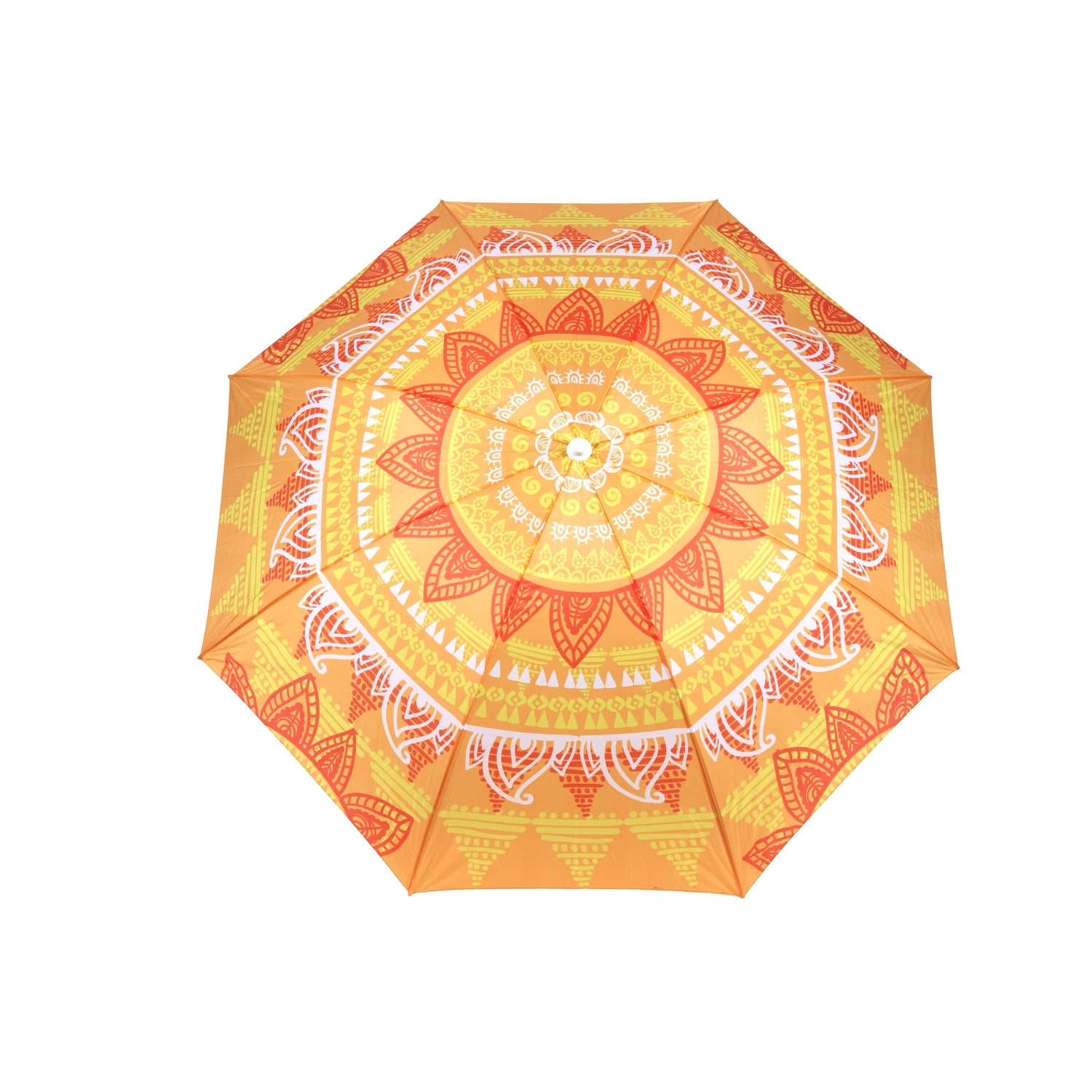 Ομπρέλα Παραλίας Mandala Πολύχρωμο Φ1.9m Σε 4 Σχέδια - Hippiehome.gr