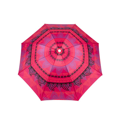 Ομπρέλα Παραλίας Mandala Πολύχρωμο Φ1.9m Σε 4 Σχέδια - Hippiehome.gr