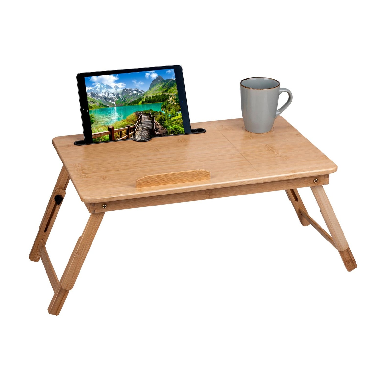 Τραπέζι Laptop Πτυσσόμενο Μπαμπού - Hippiehome.gr