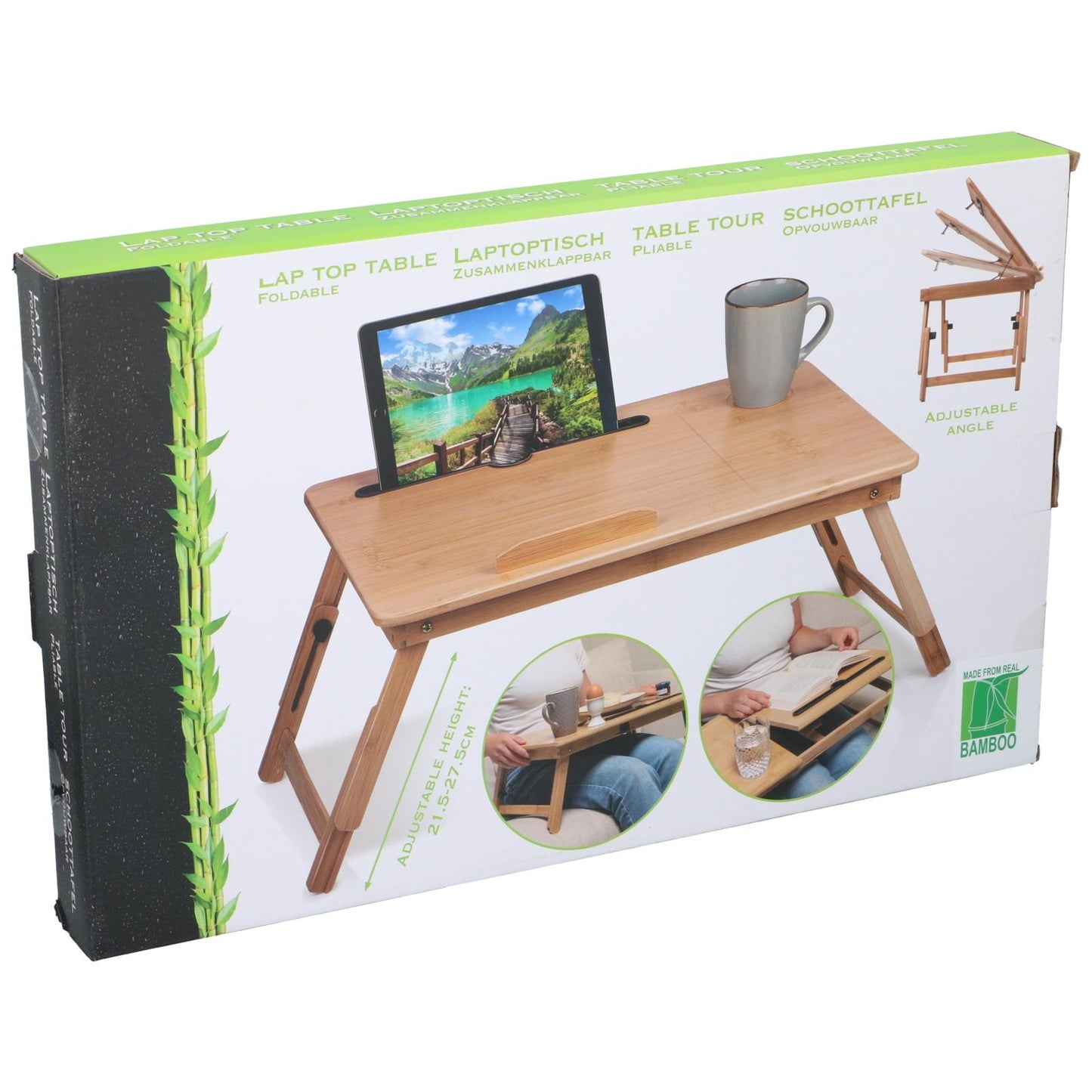 Τραπέζι Laptop Πτυσσόμενο Μπαμπού - Hippiehome.gr