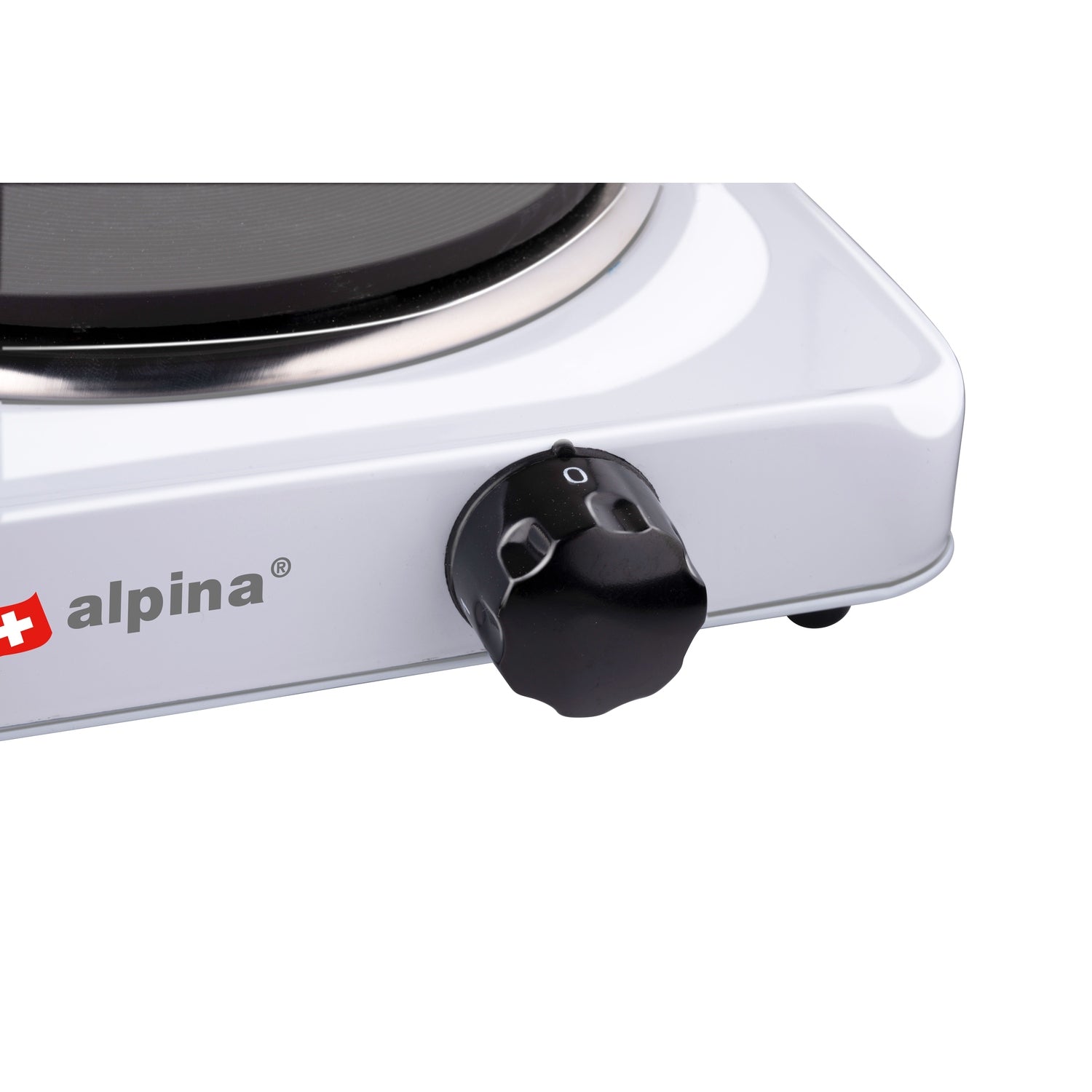 Ηλεκτρική Εστία 1 Ζώνης 1000W ALPINA - Hippiehome.gr