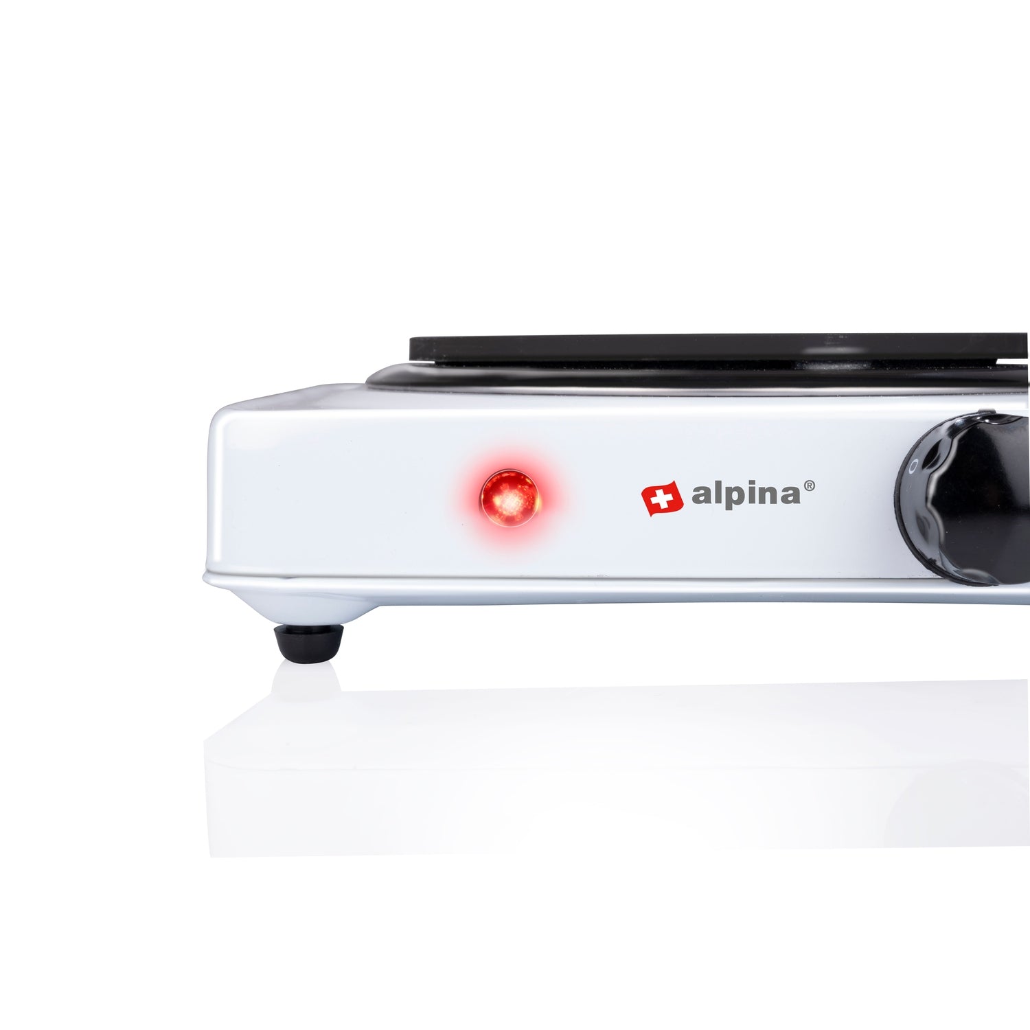Ηλεκτρική Εστία 1 Ζώνης 1000W ALPINA - Hippiehome.gr