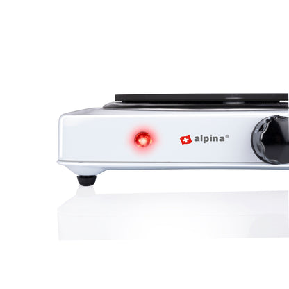 Ηλεκτρική Εστία 1 Ζώνης 1000W ALPINA - Hippiehome.gr