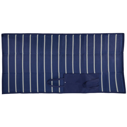 Ψάθα Παραλίας Τσάντα Μπεζ/Μπλε Σε 2 Χρώματα - Hippiehome.gr