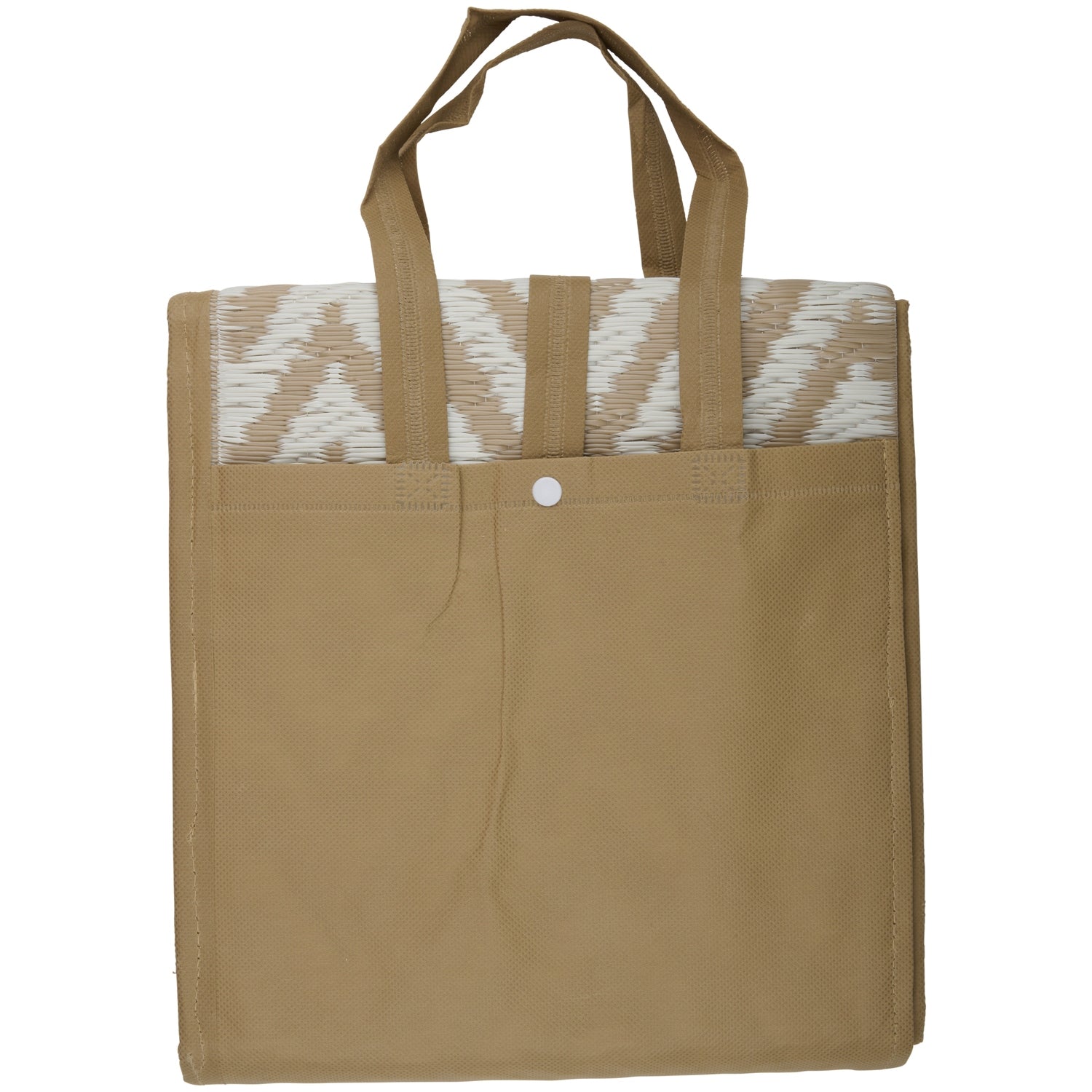 Ψάθα Παραλίας Τσάντα Μπεζ/Μπλε Σε 2 Χρώματα - Hippiehome.gr