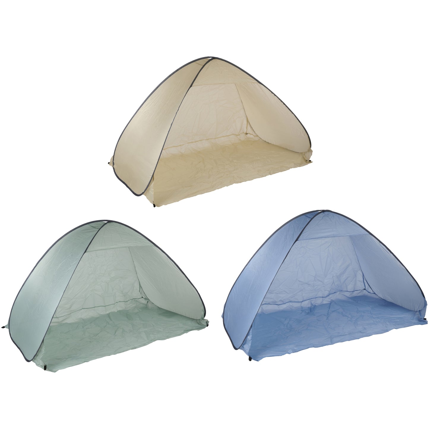 Καταφύγιο Παραλίας Πολύχρωμο 200x110x120cm Σε 3 Χρώματα - Hippiehome.gr