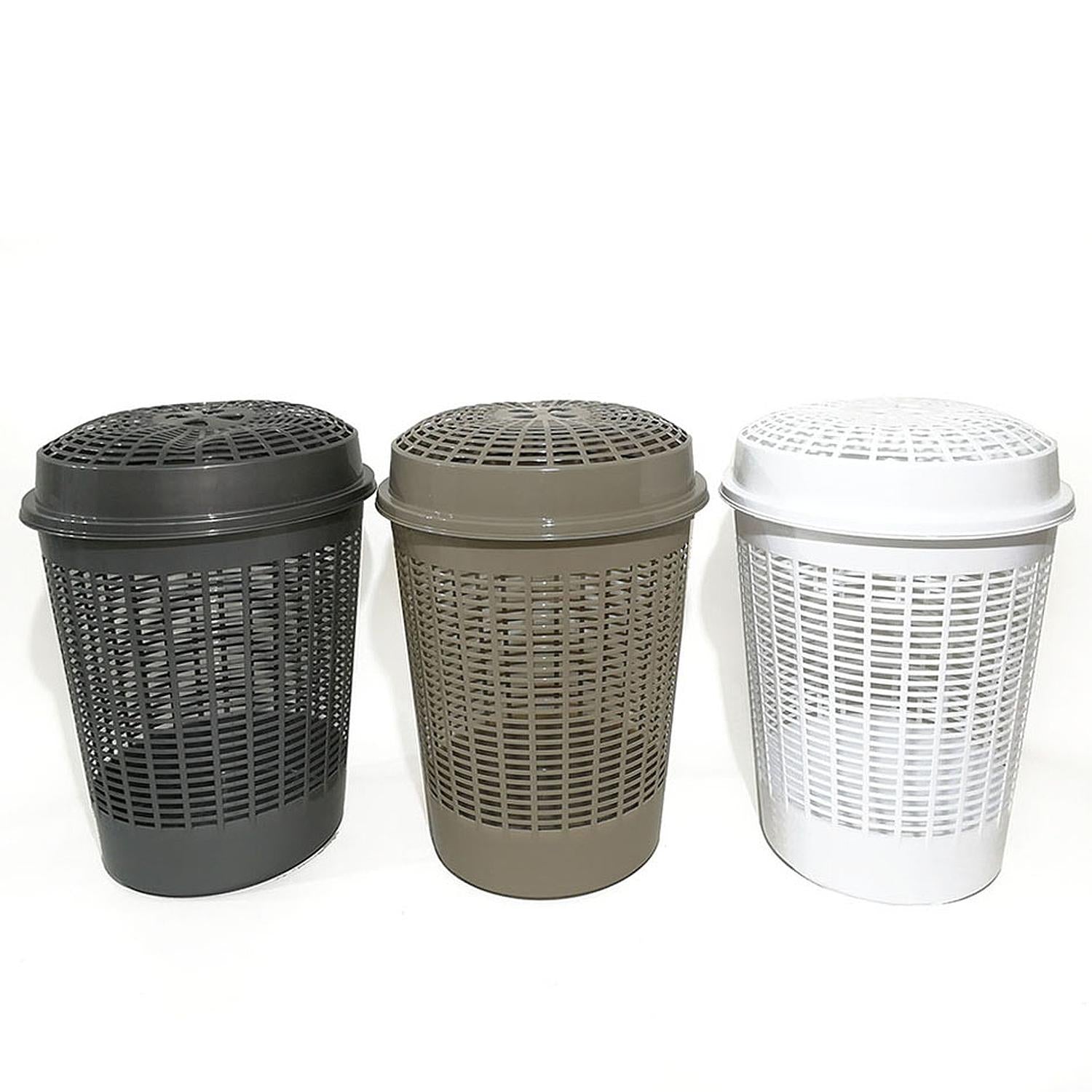 Καλάθι Απλύτων Europa Με Καπάκι Φ46x55cm 3 Χρώματα - Hippiehome.gr