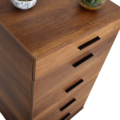 Συρταριέρα Trendline Megapap σε χρώμα καρυδί 60x44x108εκ. - Hippiehome.gr