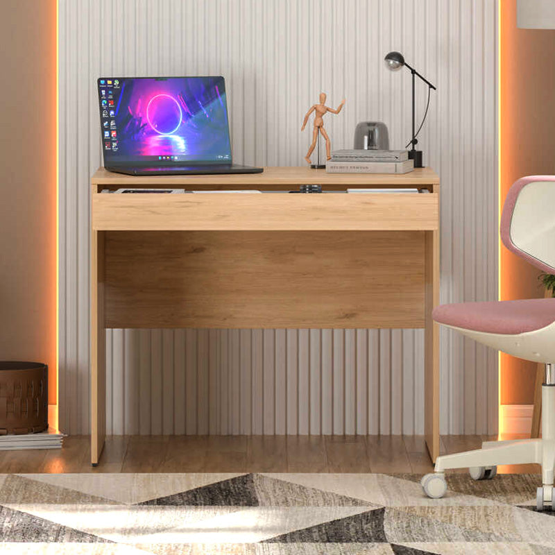 Γραφείο εργασίας Vareno Megapap χρώμα florida oak 90x55x75εκ. - Hippiehome.gr