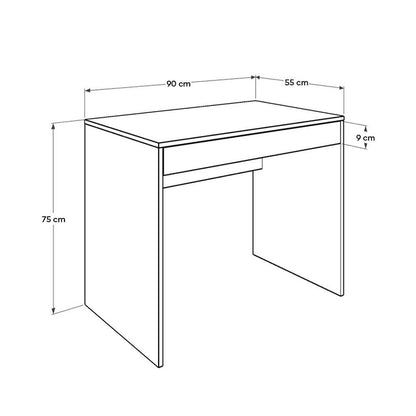 Γραφείο εργασίας Vareno Megapap χρώμα florida oak 90x55x75εκ. - Hippiehome.gr