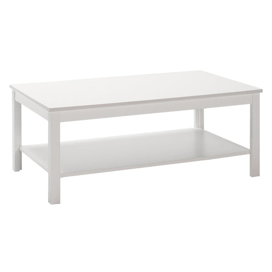 Τραπεζάκι σαλονιού Rustic Megapap χρώμα λευκό 103x60x40εκ. - Hippiehome.gr