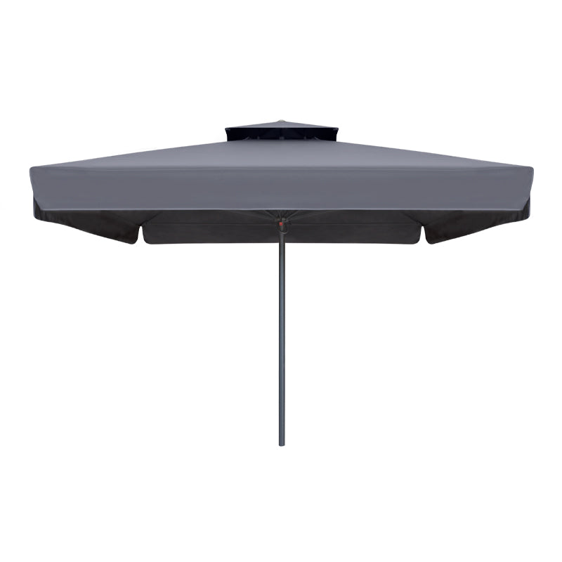 Ομπρέλα επαγγελματική Juno Megapap τηλεσκοπική αλουμινίου χρώμα ανθρακί 4x4m. - Hippiehome.gr