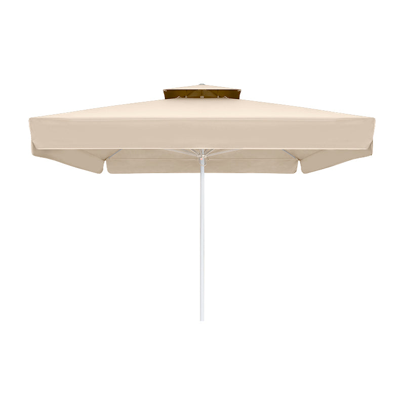 Ομπρέλα επαγγελματική Juno Megapap τηλεσκοπική αλουμινίου χρώμα εκρού 3,5x3,5m. - Hippiehome.gr