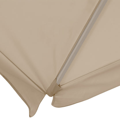 Ομπρέλα επαγγελματική Juno Megapap τηλεσκοπική αλουμινίου χρώμα εκρού 3,5x3,5m. - Hippiehome.gr