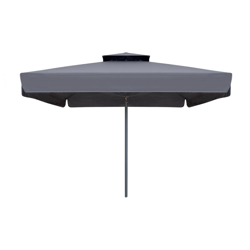 Ομπρέλα επαγγελματική Juno Megapap τηλεσκοπική αλουμινίου χρώμα ανθρακί 3,5x3,5m. - Hippiehome.gr