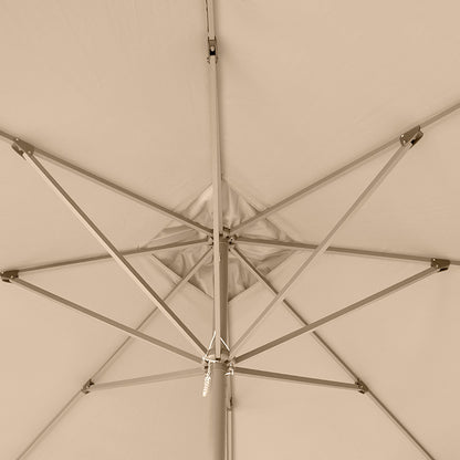 Ομπρέλα κήπου Dylan Megapap αλουμινίου χρώμα εκρού 3x3m. - Hippiehome.gr