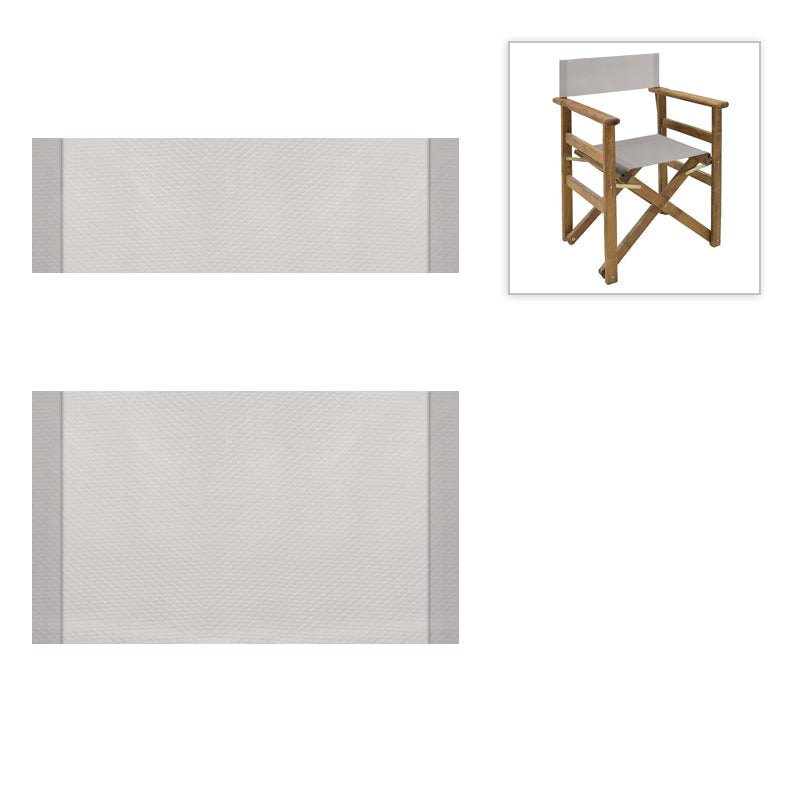 Διάτρητο πανί πλάτη και κάθισμα για πολυθρόνα σκηνοθέτη χρώματος εκρού Megapap - Hippiehome.gr