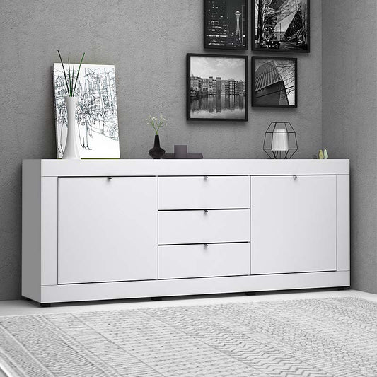 Μπουφές Ocean Megapap χρώμα λευκό 210x45x86εκ. - Hippiehome.gr