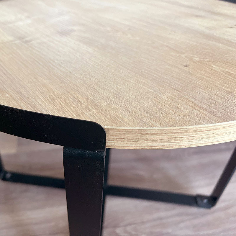 Σετ τραπεζάκια σαλονιού Davis Megapap 2τμχ. χρώμα φυσικό οξιάς 70x69x46εκ. - Hippiehome.gr