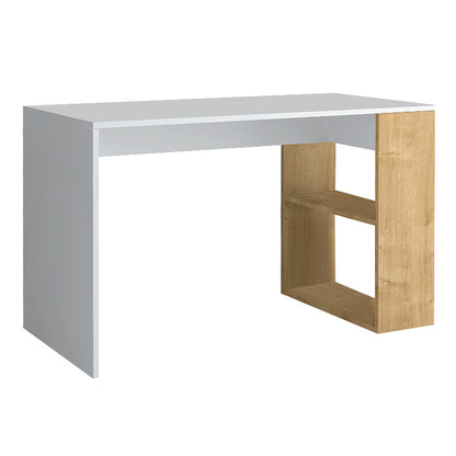 Mikro Megapap desk color white - natural beech 120x60x75cm.