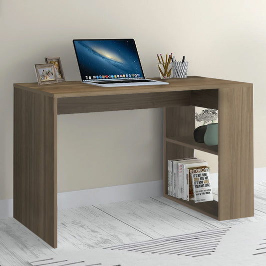 Γραφείο εργασίας Mikro Megapap χρώμα καρυδί 120x60x75εκ. - Hippiehome.gr