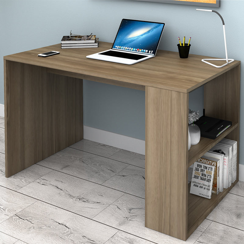 Γραφείο εργασίας Mikro Megapap χρώμα καρυδί 120x60x75εκ. - Hippiehome.gr