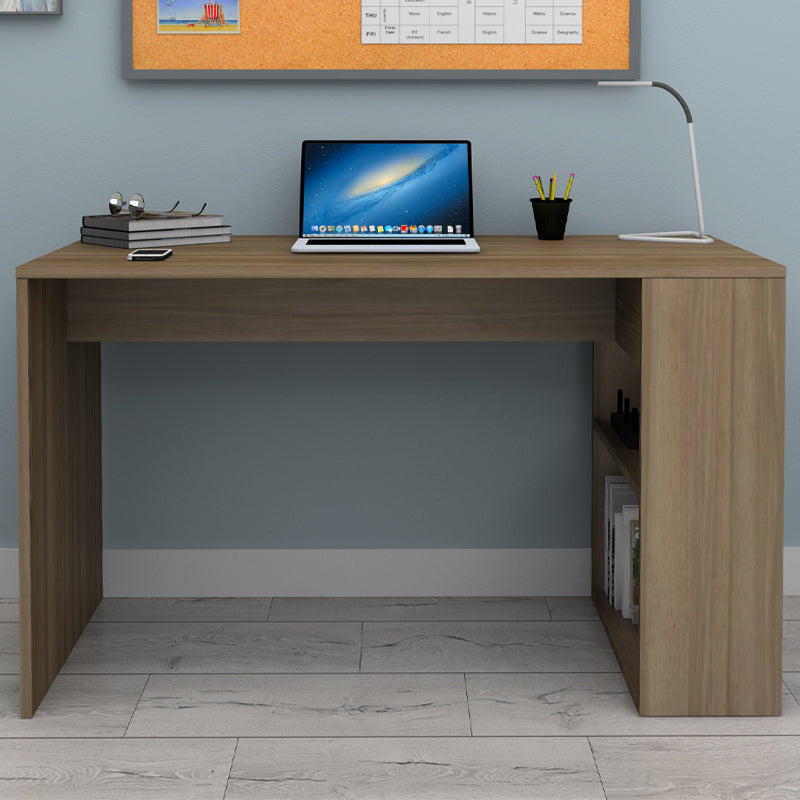 Γραφείο εργασίας Mikro Megapap χρώμα καρυδί 120x60x75εκ. - Hippiehome.gr