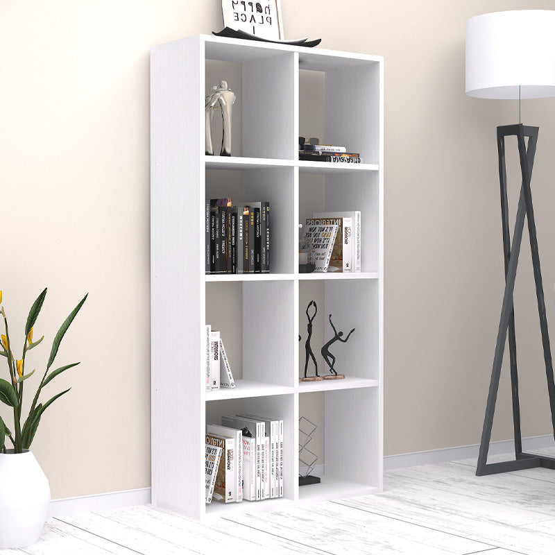 Anser Megapap bookcase color white 69.8x29x142cm.