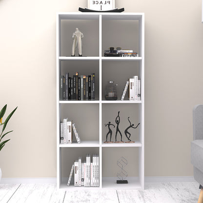 Anser Megapap bookcase color white 69.8x29x142cm.