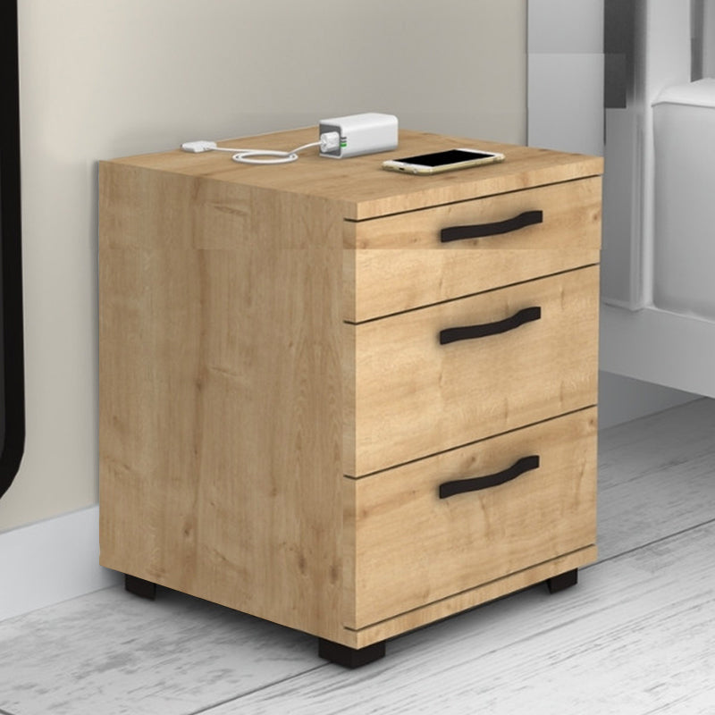 Κομοδίνο - συρταριέρα γραφείου Roco Megapap χρώμα φυσικό οξιάς 40x39x57εκ. - Hippiehome.gr